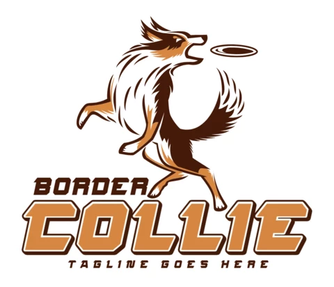Szablon projektu logo border collie