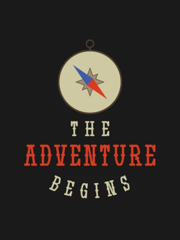 The Adventure Begins T-shirt Template Design