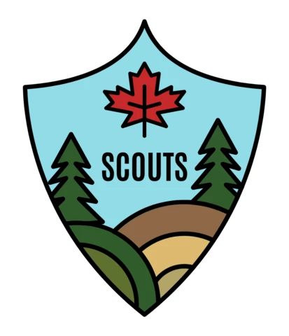 Scouts Maple Leaf Badge Template Design