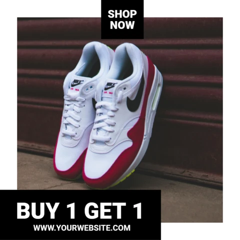 Streetwear Sneakers Social Media Post Design Template