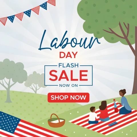 Labour Day Sale Design Template - Festive Picnic Style