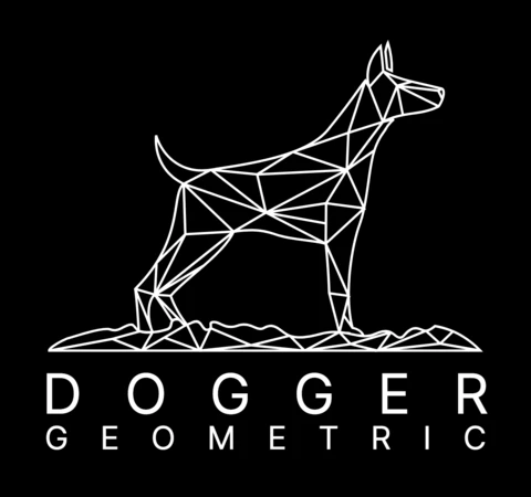 Geometric Dog Logo Design Template