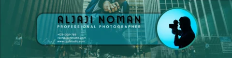 Blue And Black Modern Professional LinkedIn Banner Template