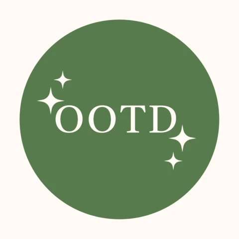 OOTD Minimalist Instagram Story Highlight Cover Design Template