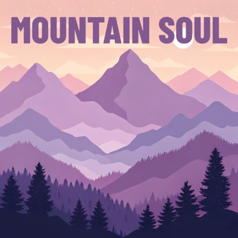 Mountain Soul Design Template for Nature-Inspired Apparel