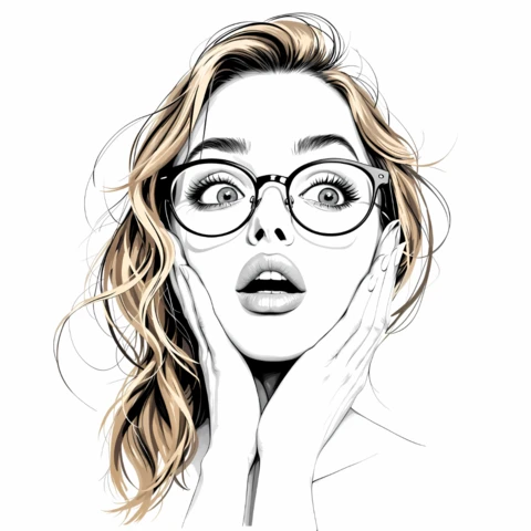 Editable Fashion Illustration Template Design for Social Media and Marketing