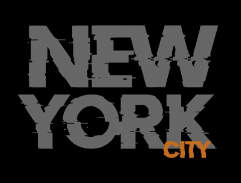 New York City Typography T-Shirt Design Template