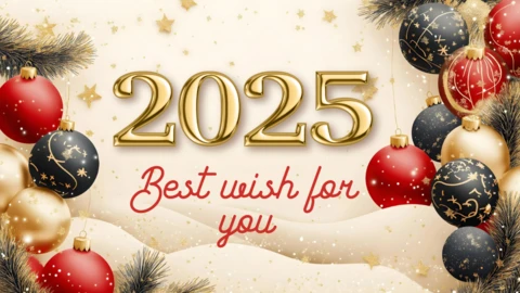 Luxus Neujahrsfeier Designvorlage