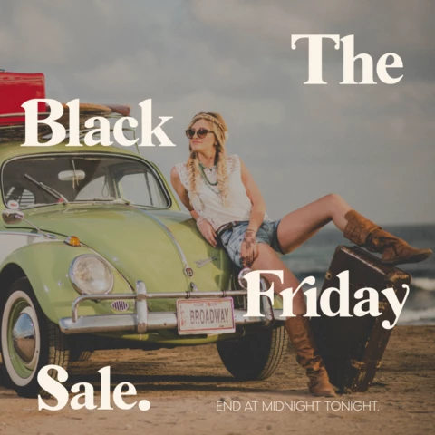 Black Friday Vintage Instagram Post Template