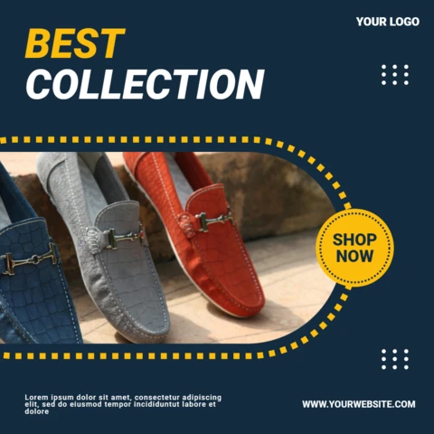 Best Collection Streetwear Sneakers Sale Instagram Post Design Template