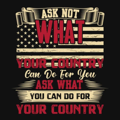 Vintage American Patriotic T-Shirt Design Template