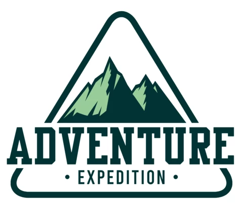 Modèle de logo Adventure vintage