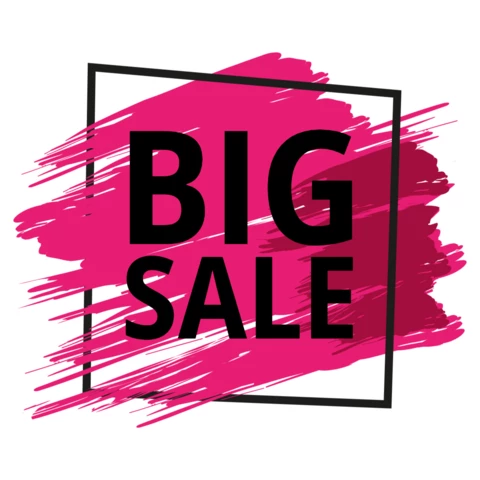 Grote uitverkoop black friday banner sjabloon