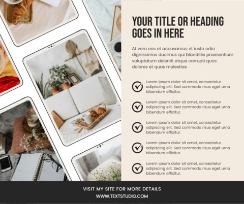 Showcase Your Products Post Design Template