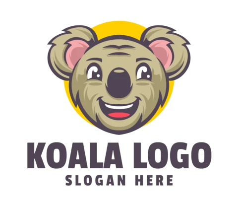 Koala Logo Design Template
