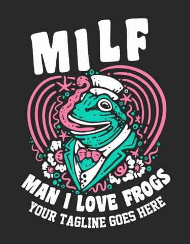 Frog Wearing Suit Vintage T-shirt Design Template