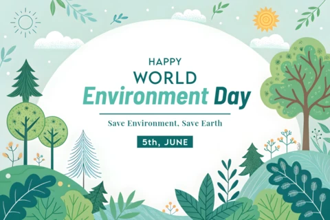 Nature Landscape Design Template for World Environment Day Celebration