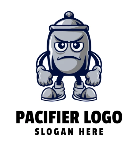 Pacifier Logo Design Template