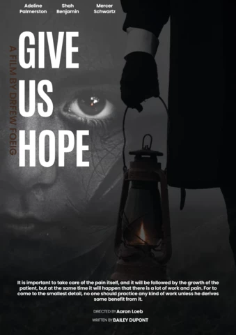 Black White Simple Elegant Modern Drama Suspense Movie Poster