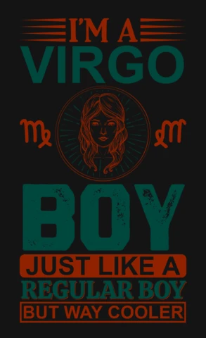 Je suis un garçon vierge signe du zodiaque modèle de t-shirt