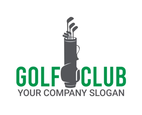 Golf Club Tournament Sports Logo Design Template