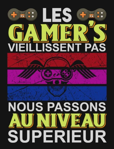Ontwerpsjabloon t-shirt voor gamers die niet willen sterven