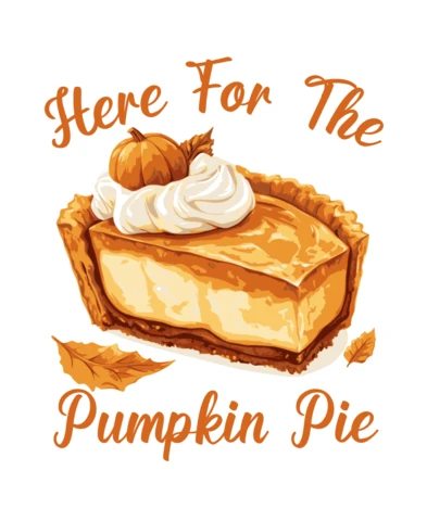 Pumpkin Pie Design Template for Fall Apparel