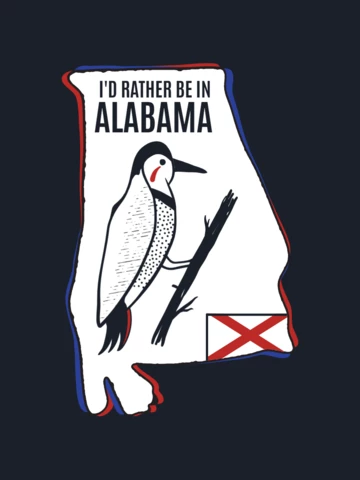 Alabama us state t-shirt template design