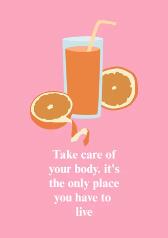 Modelo de design de suco de laranja retrô