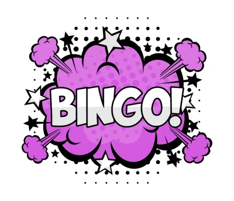 Bingo! Pop Art Comic Style Text Effect Template