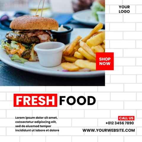 Impactful Metro Style Commercial Instagram Post Design Template
