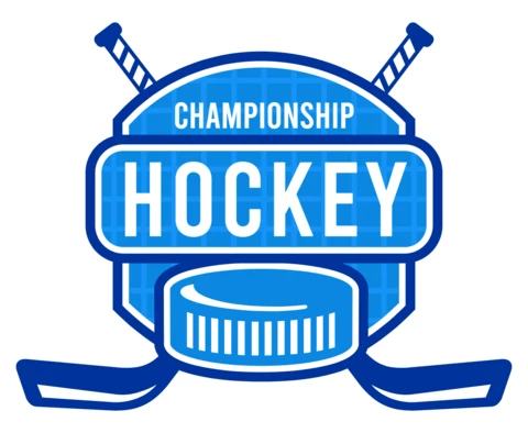 Hockey Championship Logo Design Template