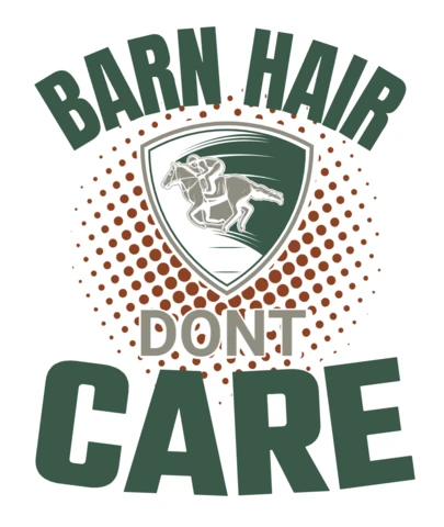 Barn Hair Don't Care Vintage Style Design Template