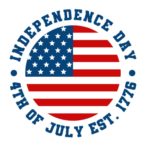 Independence Day 4th Of July 1776 Design Template