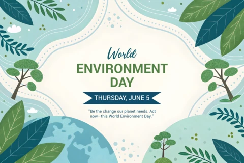 Nature-Inspired Editable Template for World Environment Day Design