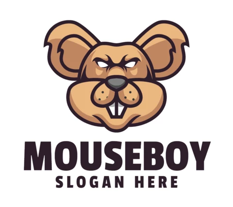 Designvorlage für das Mausjungen-Logo