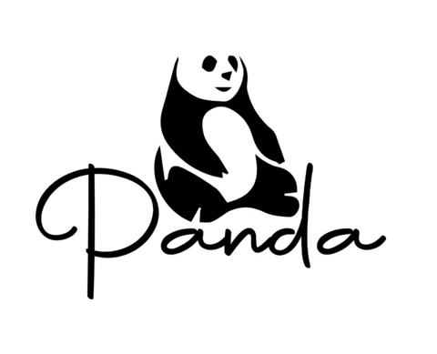 Panda T-Shirt Design Template