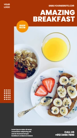 Impactful Two-Tone Instagram Promotional Story Post Design Template