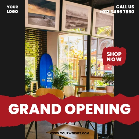 Impactful Textured Instagram Post Design Template