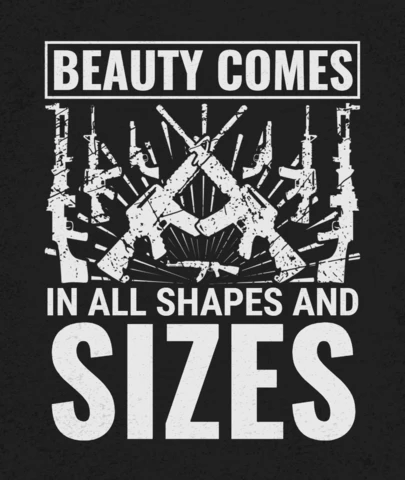 Schönheit kommt in allen formen und größen zitat t-shirt design vorlage