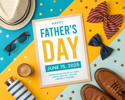 Colorful Father's Day Celebration Template | Editable Design for Festive Events