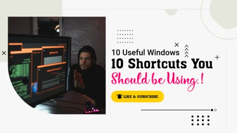 Astuces informatiques et piratage youtube thumbnail post design template