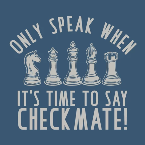 Chess Quote Vintage Poster Design Template