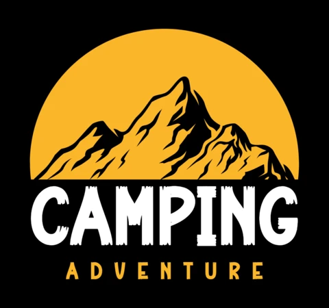 Camping abenteuer t-shirt design Vorlage