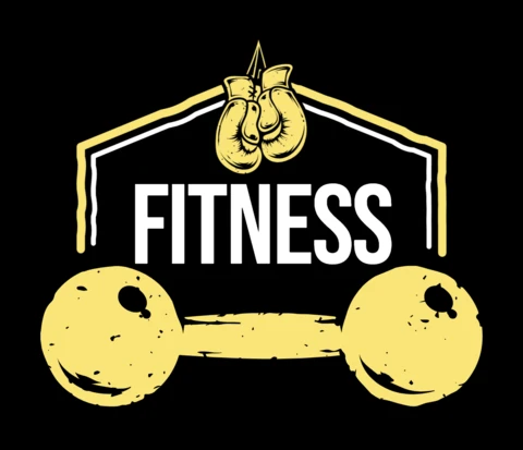 Fitness Dumbbell T-shirt Design Template