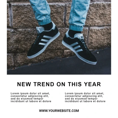 New Trend Sneakers Sale Instagram Post Design Template