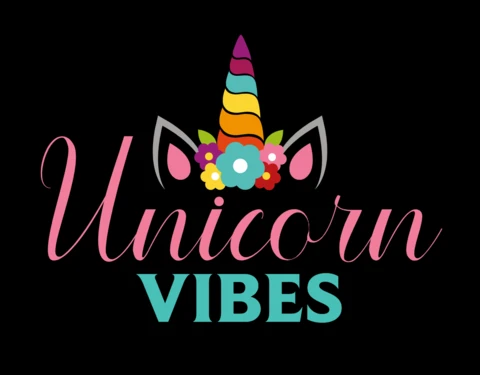 Unicorn Vibes T-shirt Design Template