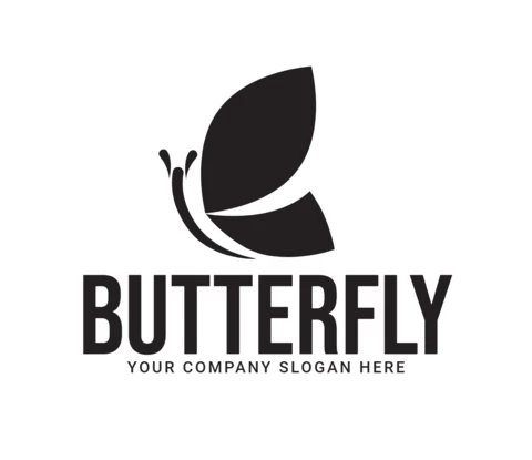 Butterfly Logo Design Template