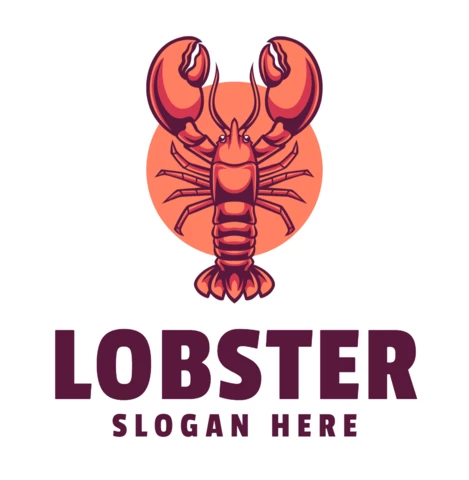Lobster Logo Design Template