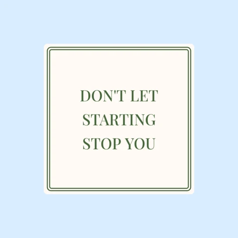 Motivational Framed Quote Instagram Post Design Template